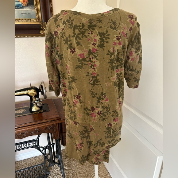 Sundance Olive Floral Embroidered Blouse - Picture 5 of 9